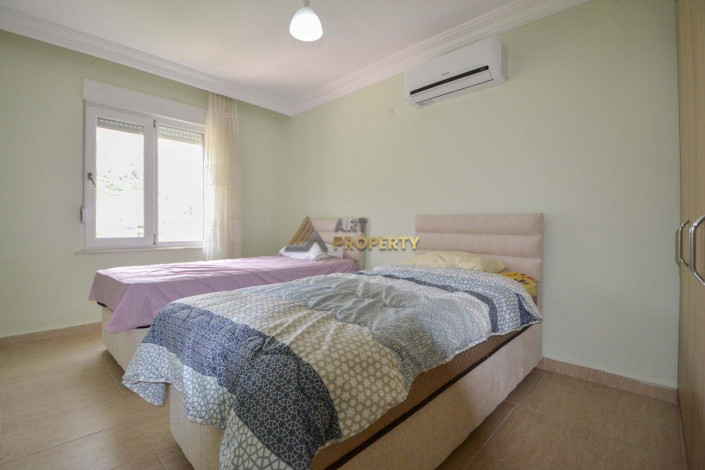 Полностью меблированные трехкомнатные апартаменты с видом на горы и море в районе Джикджилли, 115 м2 - Ракурс 12