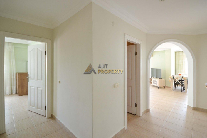 Полностью меблированные трехкомнатные апартаменты с видом на горы и море в районе Джикджилли, 115 м2 - Ракурс 13