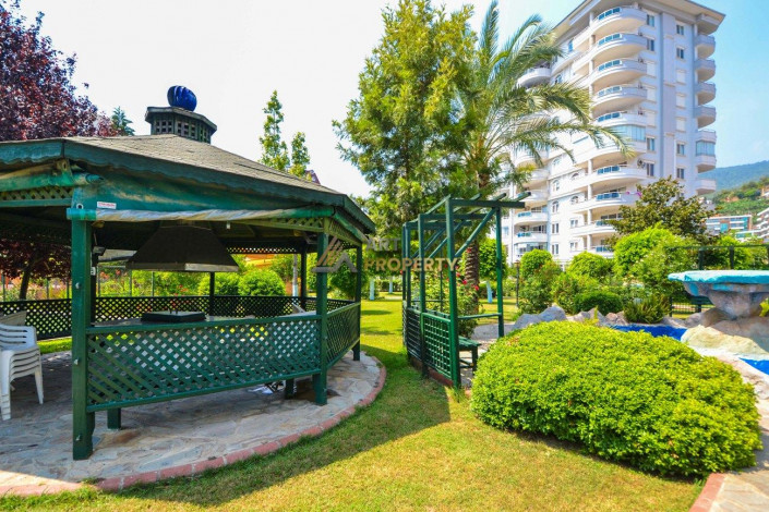 Полностью меблированные трехкомнатные апартаменты с видом на горы и море в районе Джикджилли, 115 м2 - Ракурс 21