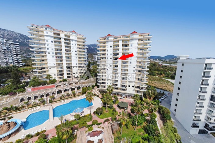 Большая квартира 2+1 в престижной резиденции, 150 кв.м. Махмутлар, Алания - Ракурс 0