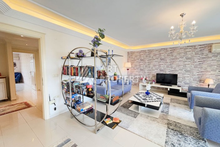 Большая квартира 2+1 в престижной резиденции, 150 кв.м. Махмутлар, Алания - Ракурс 6