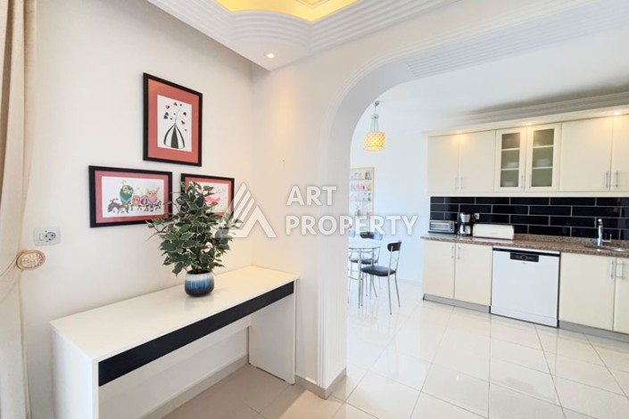 Большая квартира 2+1 в престижной резиденции, 150 кв.м. Махмутлар, Алания - Ракурс 7