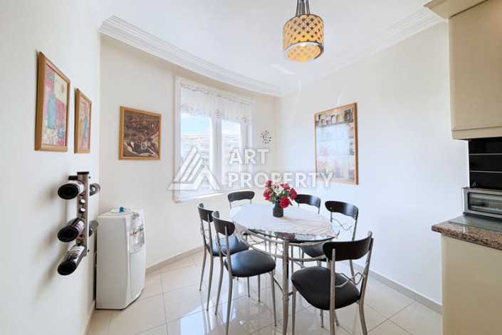 Большая квартира 2+1 в престижной резиденции, 150 кв.м. Махмутлар, Алания - Ракурс 9