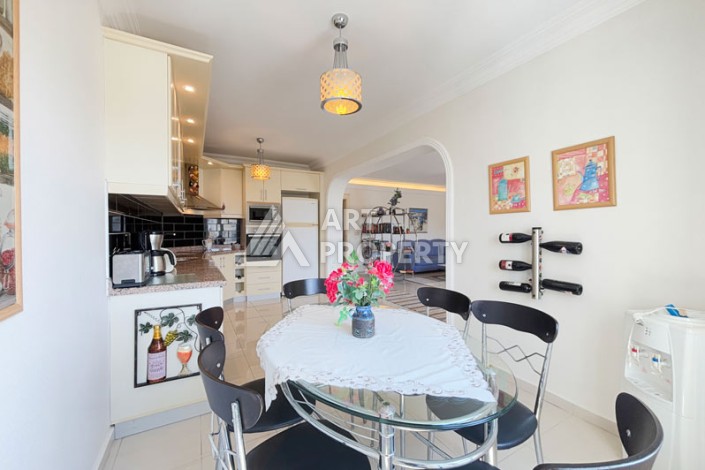 Большая квартира 2+1 в престижной резиденции, 150 кв.м. Махмутлар, Алания - Ракурс 11