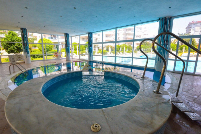 Полностью меблированные трехкомнатные апартаменты с видом на горы и море в районе Джикджилли, 115 м2 - Ракурс 26