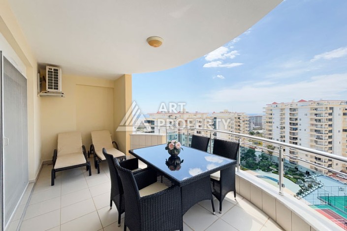 Большая квартира 2+1 в престижной резиденции, 150 кв.м. Махмутлар, Алания - Ракурс 14