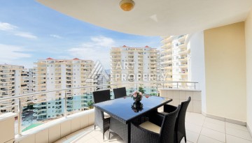 Большая квартира 2+1 в престижной резиденции, 150 кв.м. Махмутлар, Алания - Ракурс 18