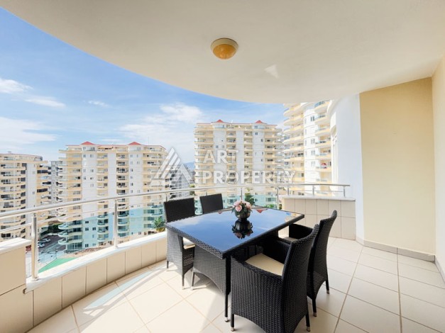 Большая квартира 2+1 в престижной резиденции, 150 кв.м. Махмутлар, Алания - Ракурс 17