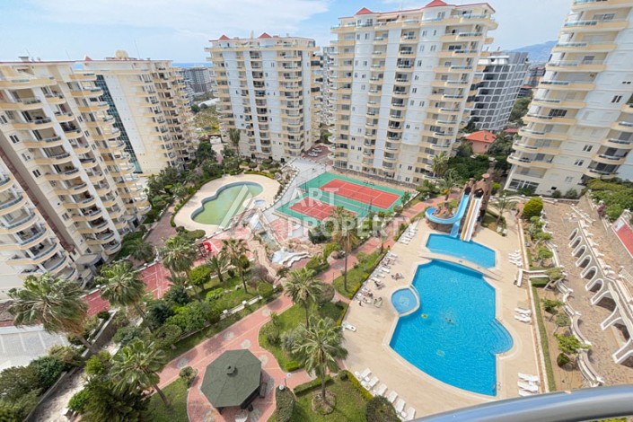 Большая квартира 2+1 в престижной резиденции, 150 кв.м. Махмутлар, Алания - Ракурс 18