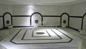 Большая квартира 2+1 в престижной резиденции, 150 кв.м. Махмутлар, Алания - Ракурс 38