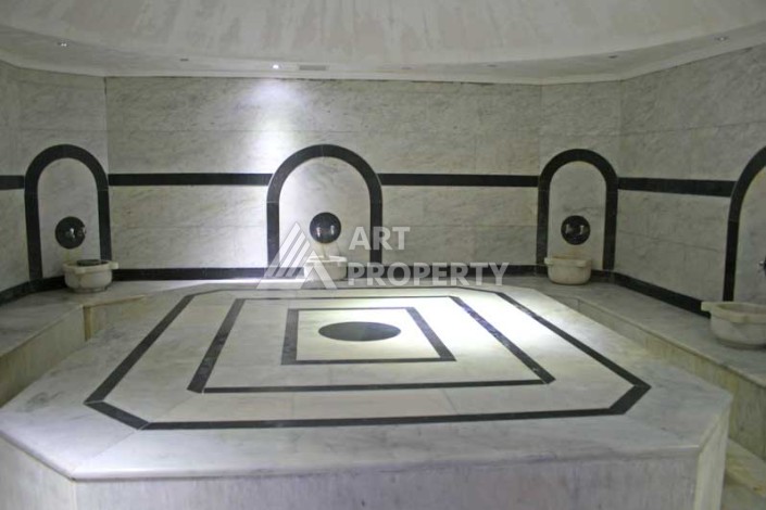 Большая квартира 2+1 в престижной резиденции, 150 кв.м. Махмутлар, Алания - Ракурс 37