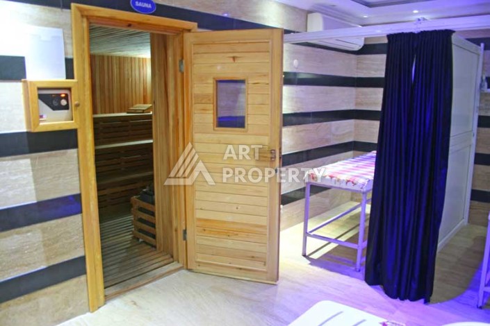 Большая квартира 2+1 в престижной резиденции, 150 кв.м. Махмутлар, Алания - Ракурс 38