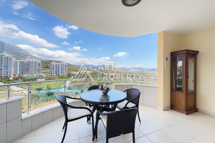 Большая квартира 2+1 в престижной резиденции, 150 кв.м. Махмутлар, Алания - Ракурс 43