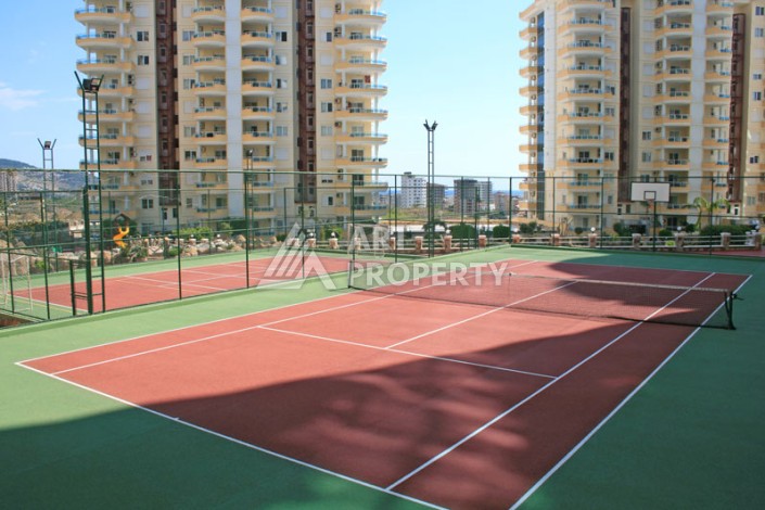 Большая квартира 2+1 в престижной резиденции, 150 кв.м. Махмутлар, Алания - Ракурс 48