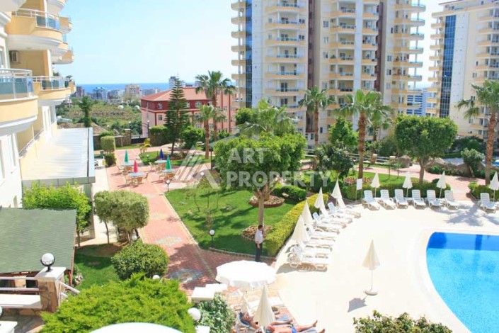 Большая квартира 2+1 в престижной резиденции, 150 кв.м. Махмутлар, Алания - Ракурс 60