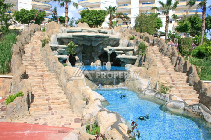 Большая квартира 2+1 в престижной резиденции, 150 кв.м. Махмутлар, Алания - Ракурс 64