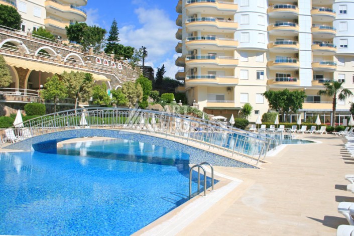 Большая квартира 2+1 в престижной резиденции, 150 кв.м. Махмутлар, Алания - Ракурс 65