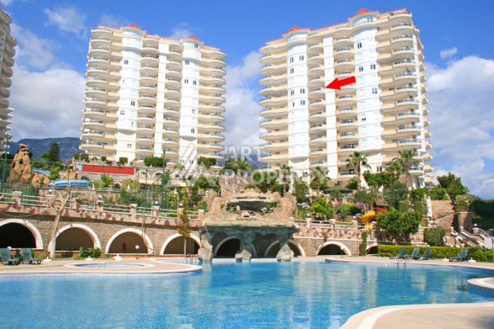 Большая квартира 2+1 в престижной резиденции, 150 кв.м. Махмутлар, Алания - Ракурс 66