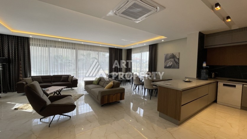 Современный Smart Home 3+1 с собственным бассейном в Каргыджаке, 160 кв.м. - Ракурс 1