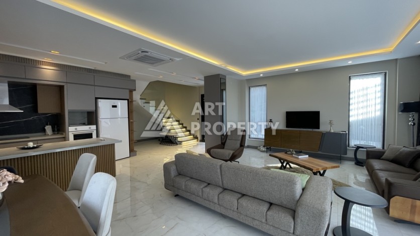 Современный Smart Home 3+1 с собственным бассейном в Каргыджаке, 160 кв.м. - Ракурс 4