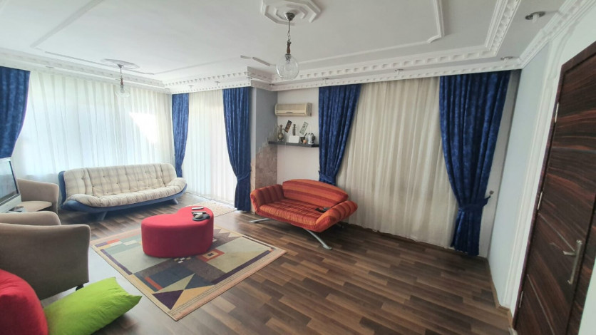 Двухуровневая шикарная квартира в дали от городской суеты  в районе Демирташ, Алания, 135м2 - Ракурс 11