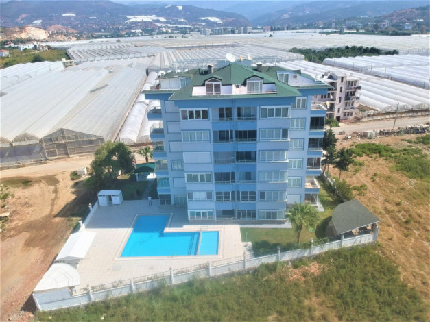 Двухуровневая шикарная квартира в дали от городской суеты  в районе Демирташ, Алания, 135м2 - Ракурс 33