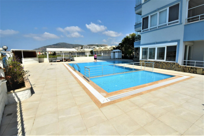 Двухуровневая шикарная квартира в дали от городской суеты  в районе Демирташ, Алания, 135м2 - Ракурс 34