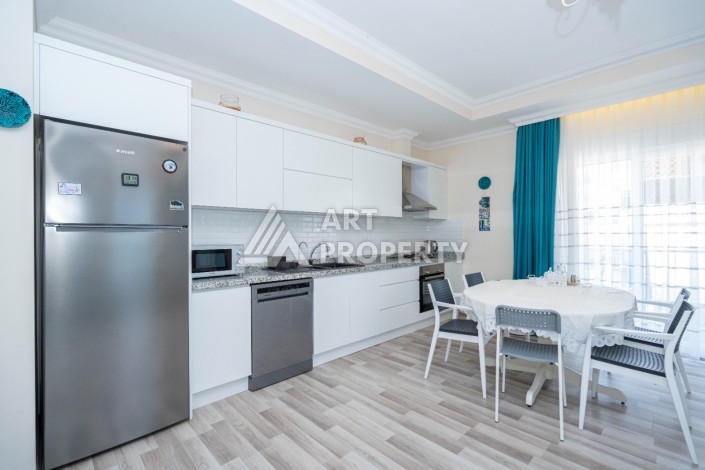 Просторная меблированная квартира 2+1 в районе Оба — подходит под ВНЖ - Ракурс 3