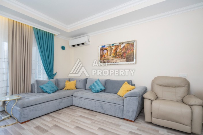 Просторная меблированная квартира 2+1 в районе Оба — подходит под ВНЖ - Ракурс 4