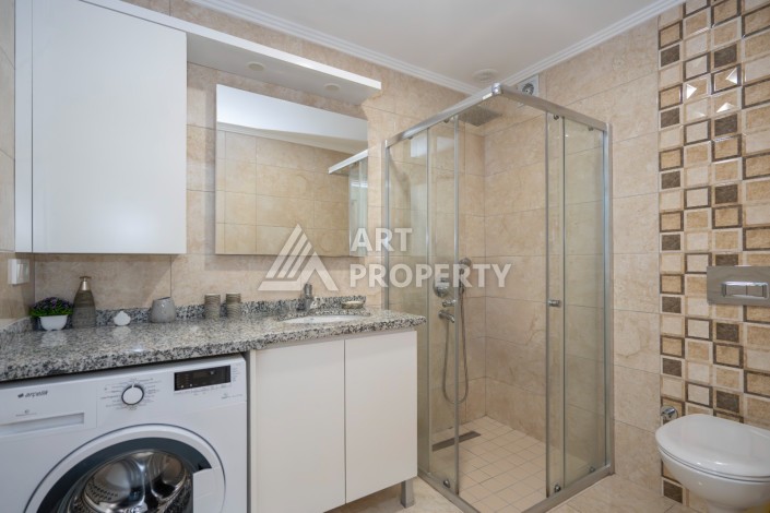 Просторная меблированная квартира 2+1 в районе Оба — подходит под ВНЖ - Ракурс 11