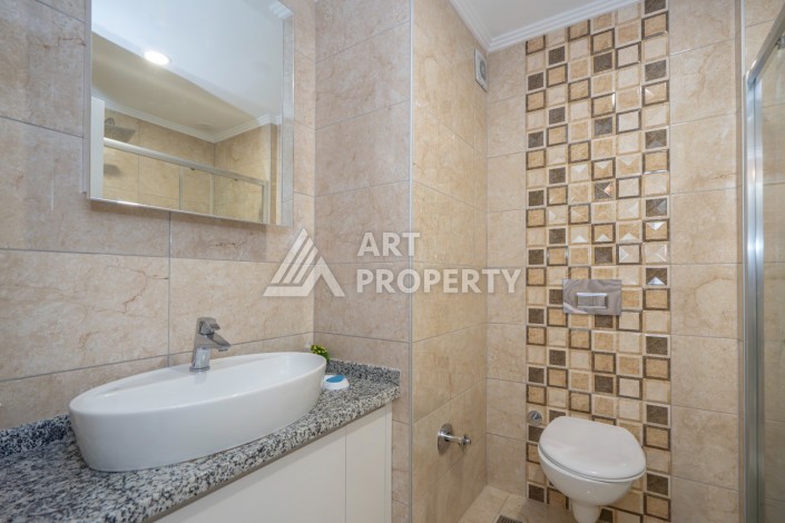 Просторная меблированная квартира 2+1 в районе Оба — подходит под ВНЖ - Ракурс 13