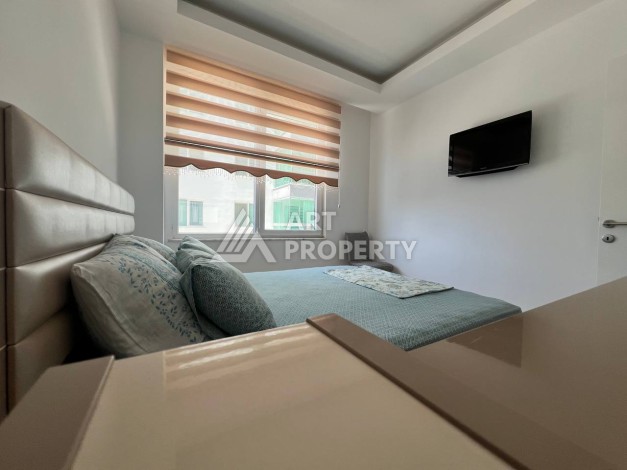 Светлая квартира 2+1 с гарантированным ВНЖ в районе Тосмур, 300 м до моря - Ракурс 19