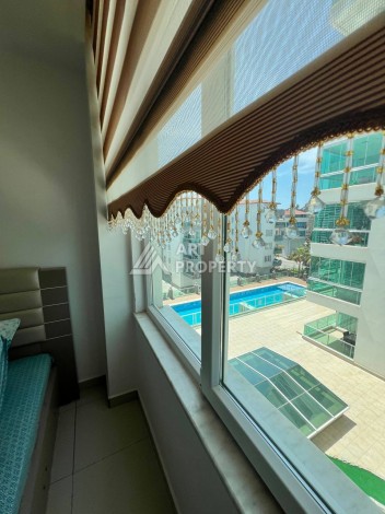 Светлая квартира 2+1 с гарантированным ВНЖ в районе Тосмур, 300 м до моря - Ракурс 30