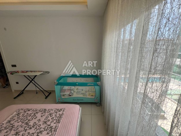 Светлая квартира 2+1 с гарантированным ВНЖ в районе Тосмур, 300 м до моря - Ракурс 32