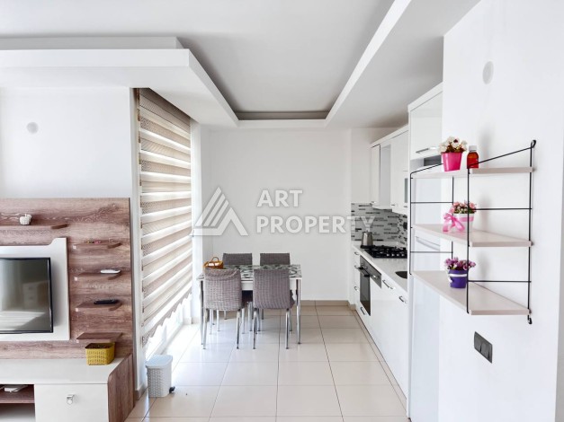 Светлая квартира 2+1 с гарантированным ВНЖ в районе Тосмур, 300 м до моря - Ракурс 34