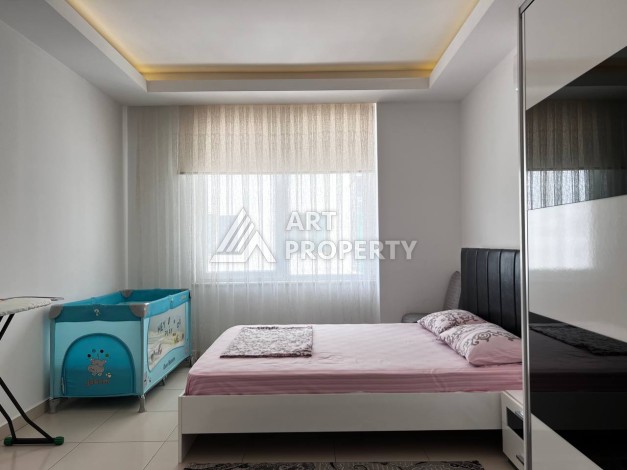 Светлая квартира 2+1 с гарантированным ВНЖ в районе Тосмур, 300 м до моря - Ракурс 61