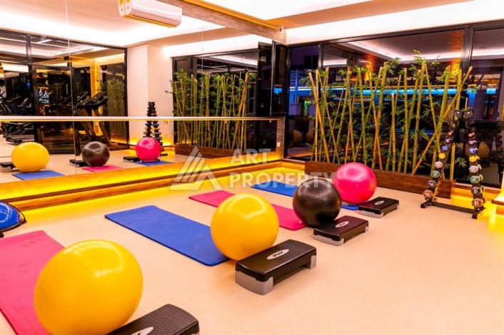 Элитная квартира 2+1 с панорамным видом на море в премиальном комплексе Махмутлара - Ракурс 4