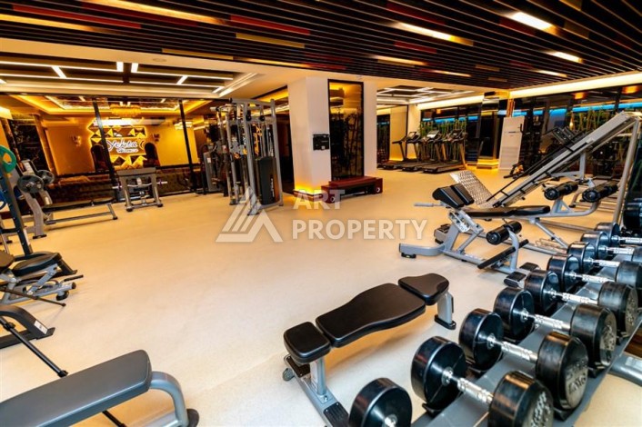 Элитная квартира 2+1 с панорамным видом на море в премиальном комплексе Махмутлара - Ракурс 5