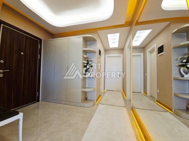 Элитная квартира 2+1 с панорамным видом на море в премиальном комплексе Махмутлара - Ракурс 8