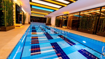 Элитная квартира 2+1 с панорамным видом на море в премиальном комплексе Махмутлара - Ракурс 14