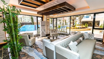 Элитная квартира 2+1 с панорамным видом на море в премиальном комплексе Махмутлара - Ракурс 28