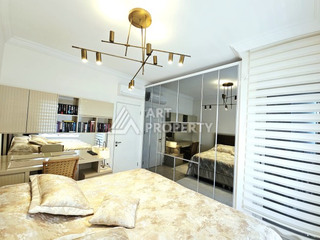 Элитная квартира 2+1 с панорамным видом на море в премиальном комплексе Махмутлара - Ракурс 28