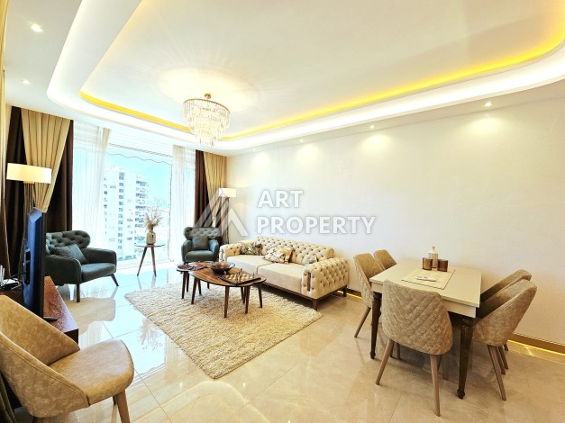 Элитная квартира 2+1 с панорамным видом на море в премиальном комплексе Махмутлара - Ракурс 29