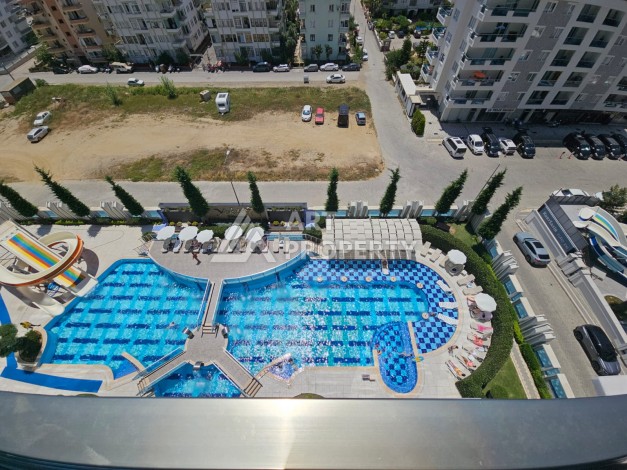 Элитная квартира 2+1 с панорамным видом на море в премиальном комплексе Махмутлара - Ракурс 31