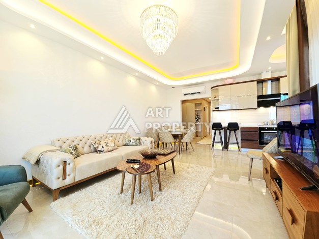 Элитная квартира 2+1 с панорамным видом на море в премиальном комплексе Махмутлара - Ракурс 32