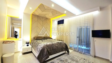 Элитная квартира 2+1 с панорамным видом на море в премиальном комплексе Махмутлара - Ракурс 36