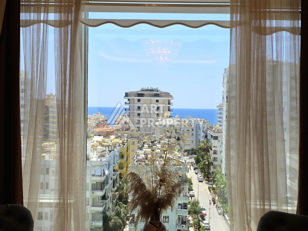 Элитная квартира 2+1 с панорамным видом на море в премиальном комплексе Махмутлара - Ракурс 39