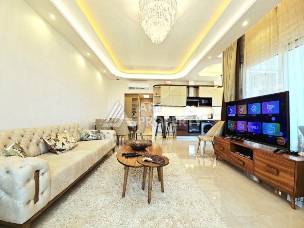 Элитная квартира 2+1 с панорамным видом на море в премиальном комплексе Махмутлара - Ракурс 41