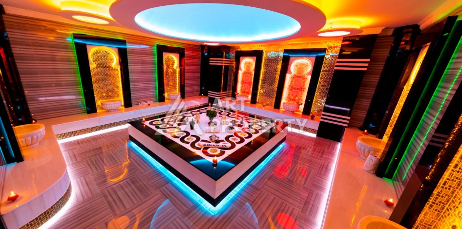 Элитная квартира 2+1 с панорамным видом на море в премиальном комплексе Махмутлара - Ракурс 42