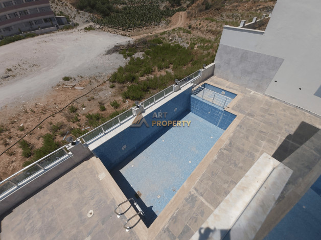 Вилла, с тремя спальными комнатами, в экологическом районе Алании Каргыджак, 140 м2 - Ракурс 29